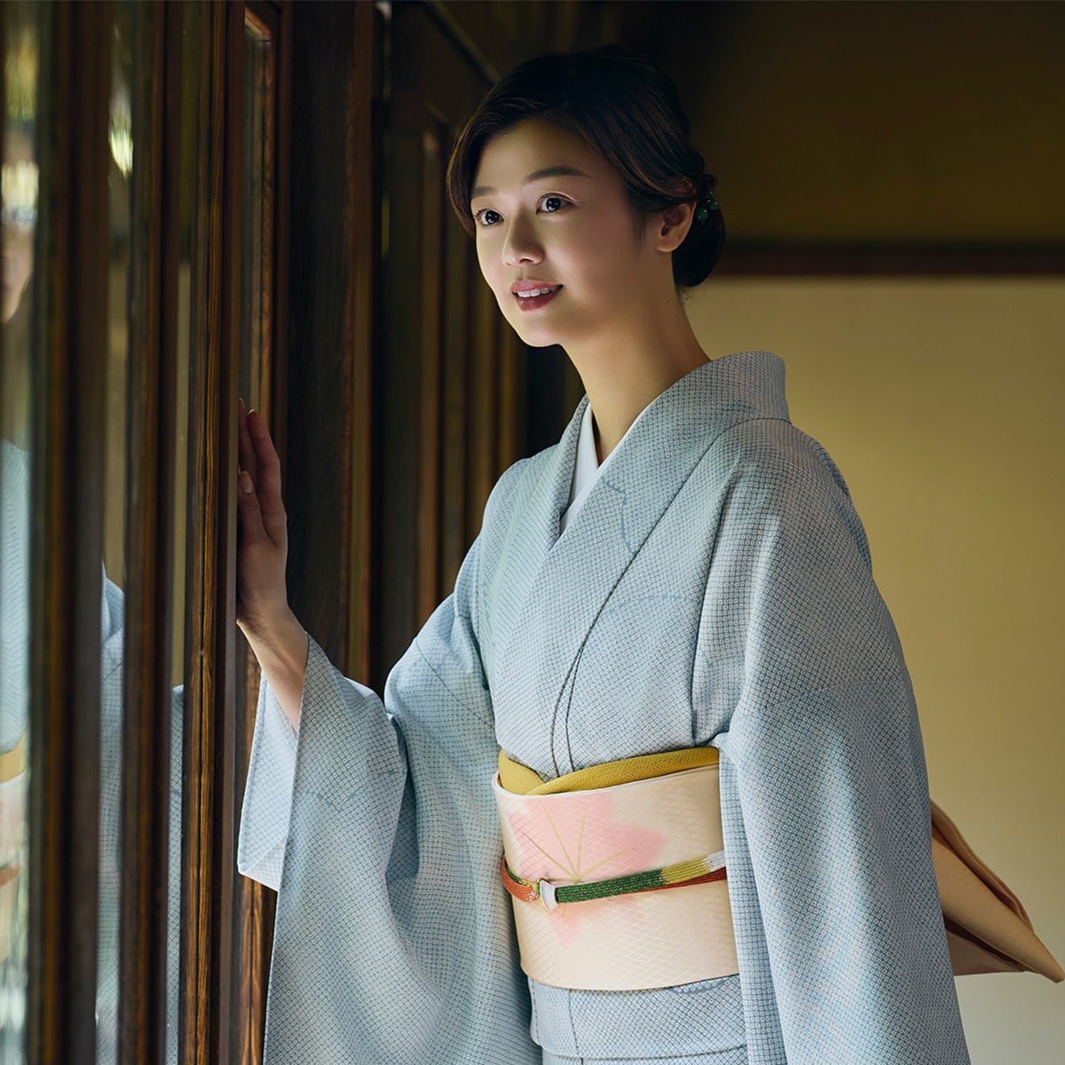 大久保信子流きもの「雲取総匹田」