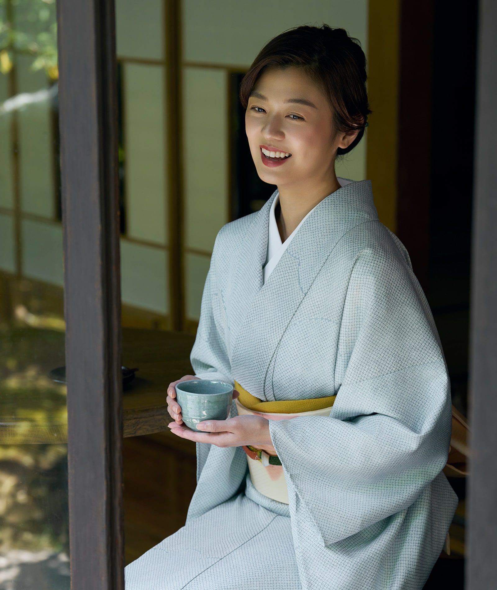 大久保信子流きもの「雲取総匹田」