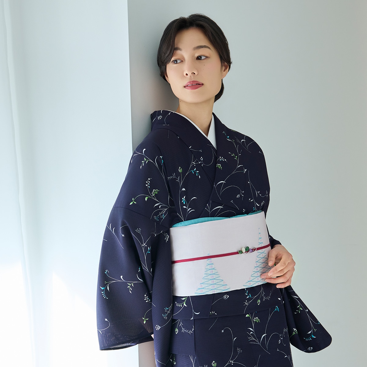 棗「型染風更紗」