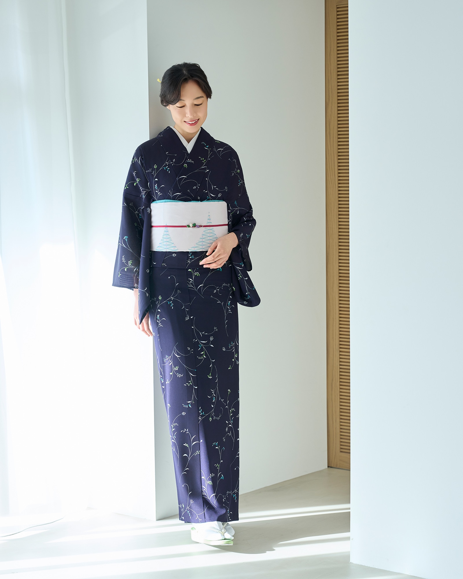 棗「型染風更紗」