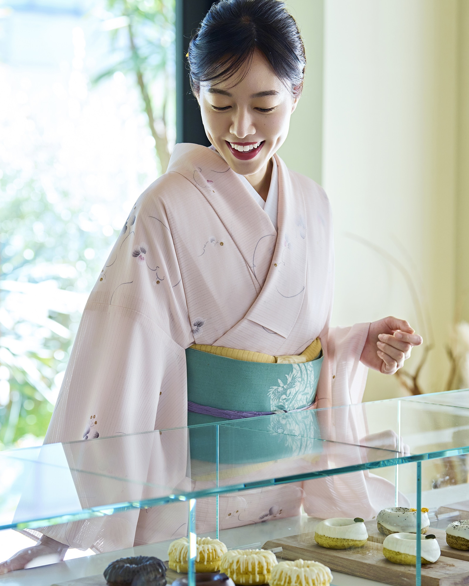 大久保信子流きもの「猿捕茨(さるとりいばら)」