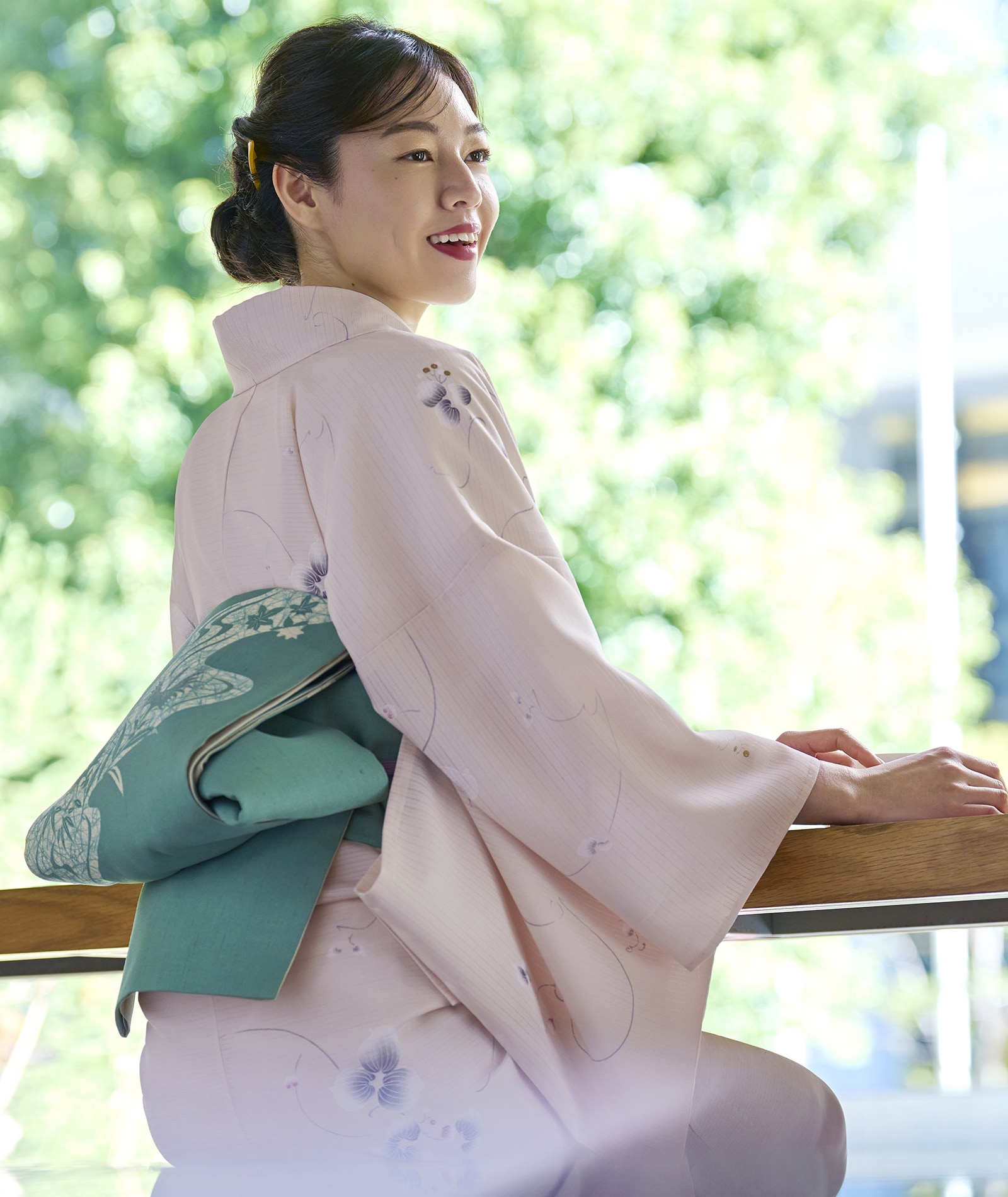 大久保信子流きもの「猿捕茨(さるとりいばら)」